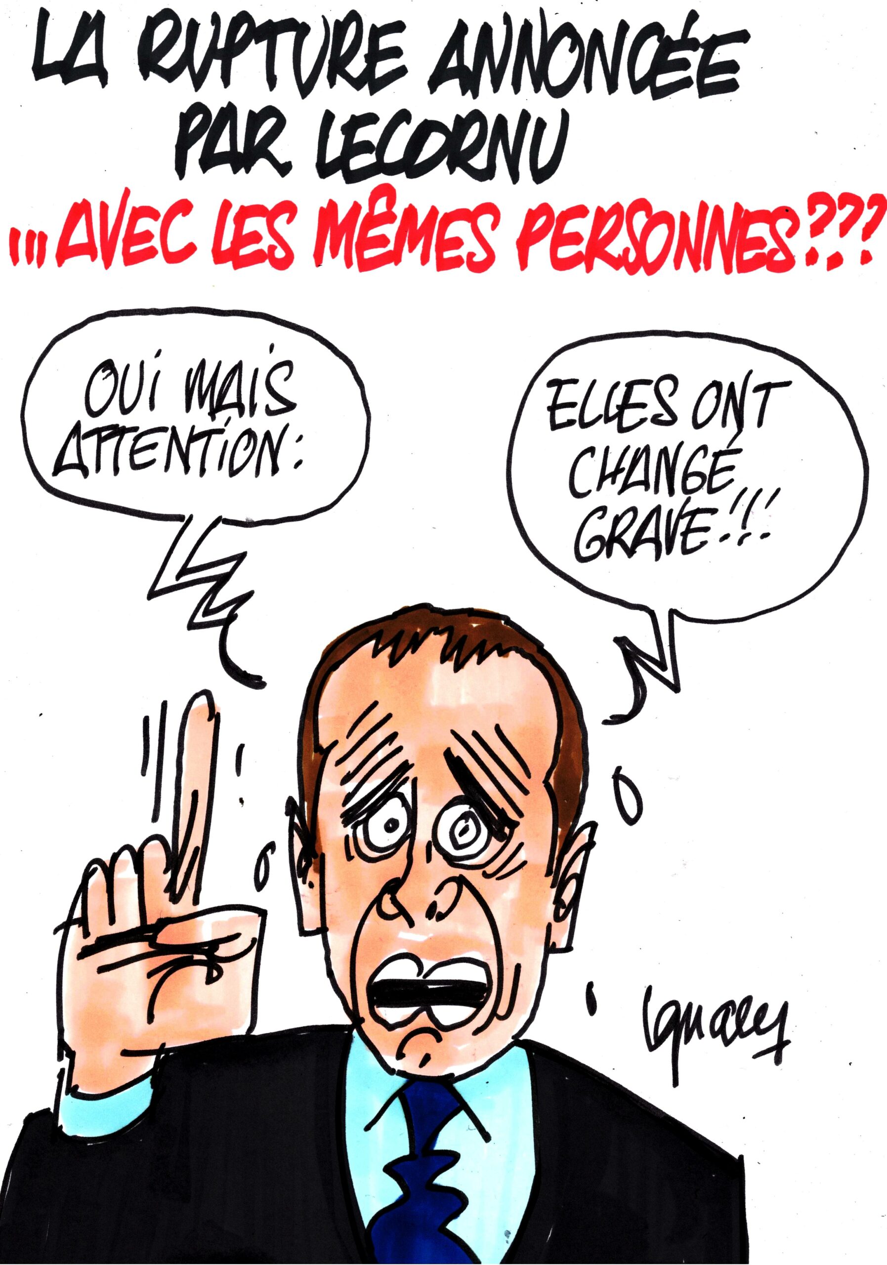Ignace - La rupture selon Lecornu