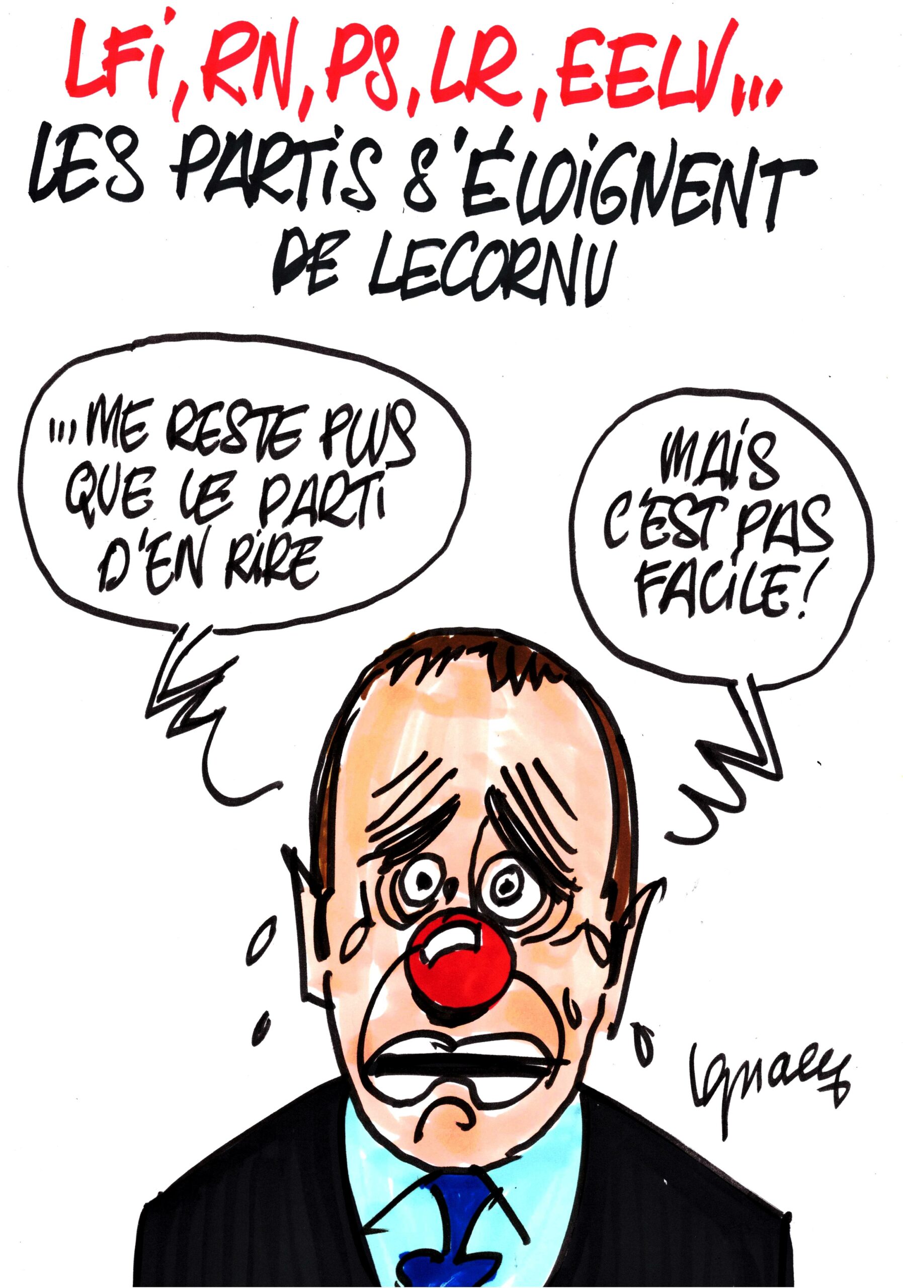 Ignace – Les partis politiques s’éloignent de Lecornu