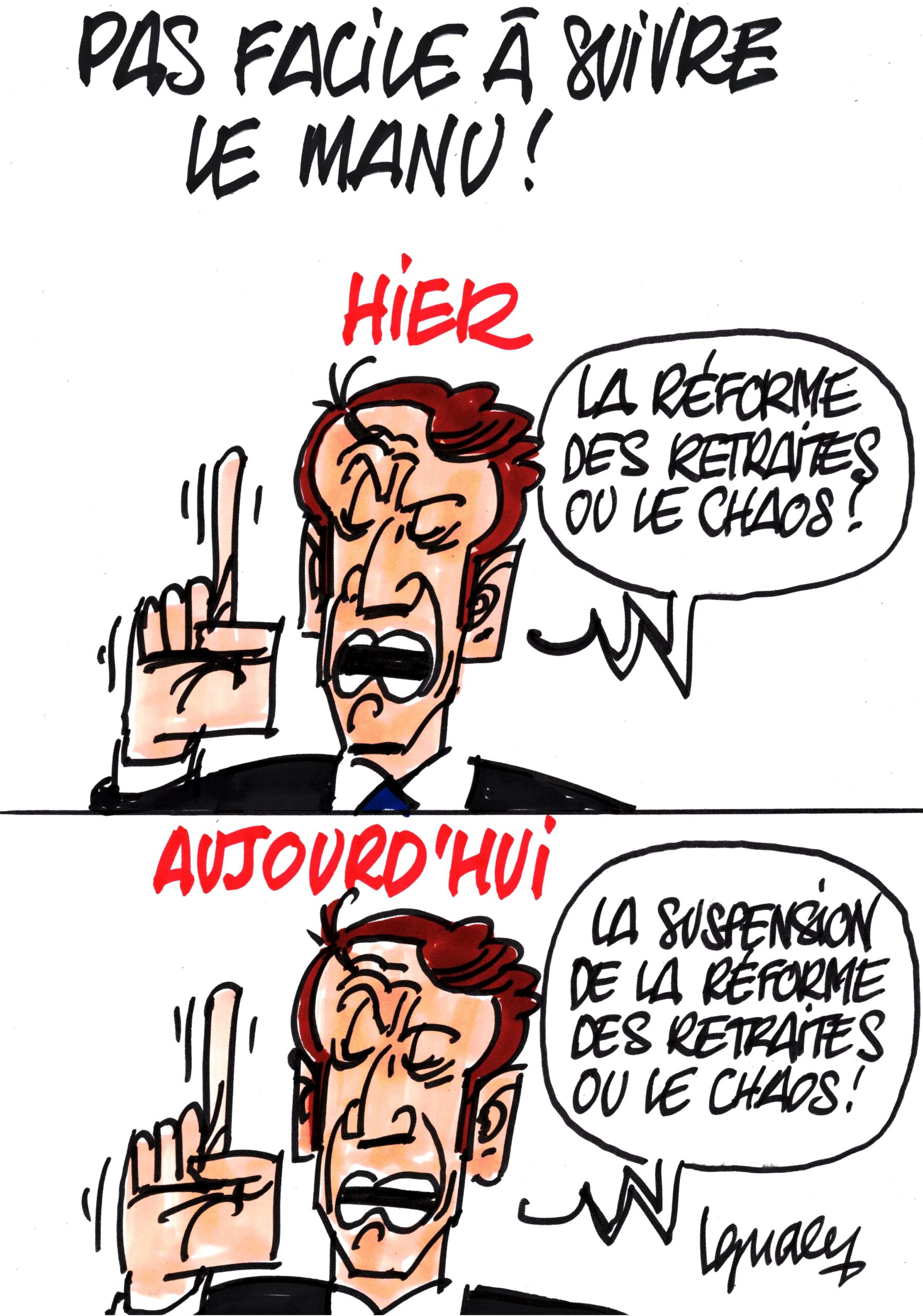 Ignace - Pas facile à suivre le Manu !