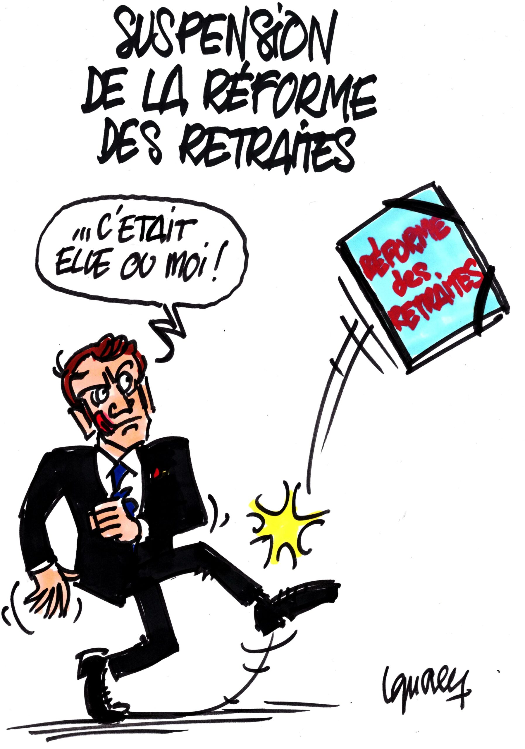 Ignace - Suspension de la Réforme des retraites