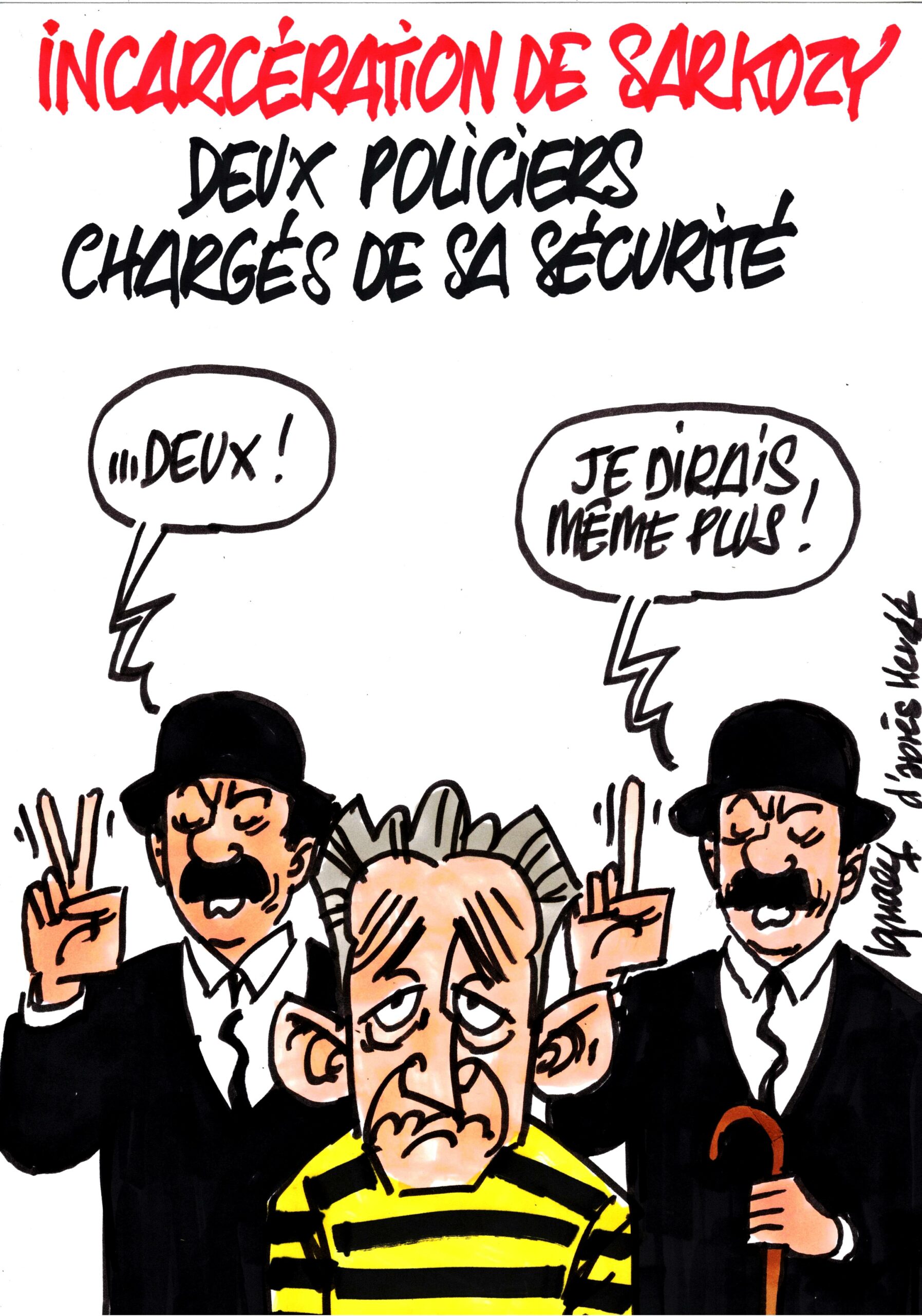 Ignace - Deux policiers chargés de la sécurité de Sarkozy