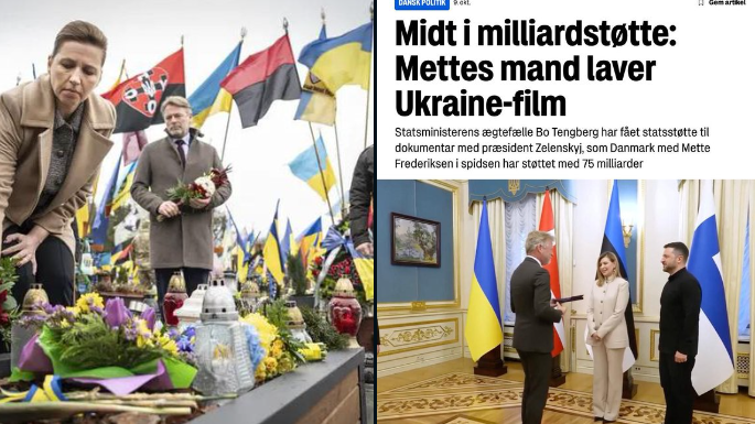 Un film à la gloire de Zelensky réalisé par le mari du Premier ministre danois