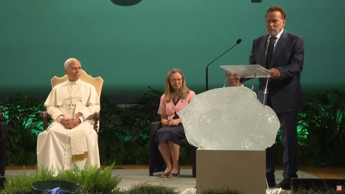 Schwarzenegger et Léon XIV associés au service de l'alarmisme climatologique