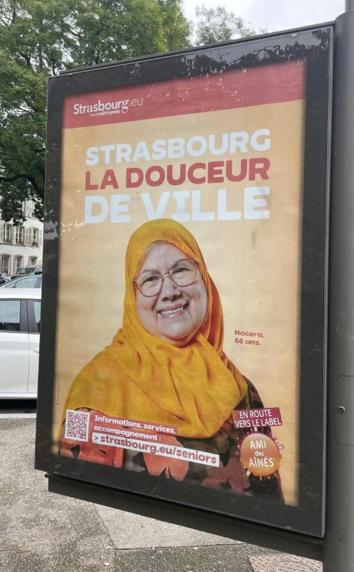 Une femme voilée est-elle emblématique de Strasbourg ?
