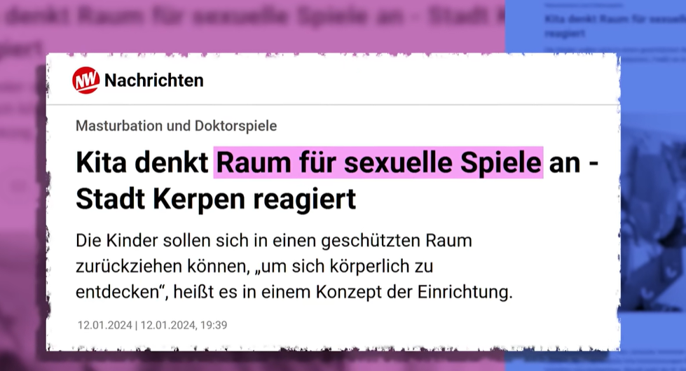 L'Allemagne constate l'augmentation des agressions sexuelles dans les crèches en lien avec l'éducation sexuelle des enfants