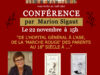 Le 22 novembre, conférence de Marion Sigaut près de Lure (70)