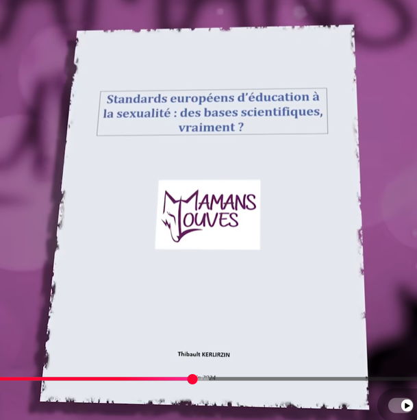 La sexualisation des enfants voulue par l'OMS et l'Europe