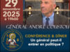 Samedi 29 novembre : conférence-dîner avec le Général COUSTOU, organisé par l’Association Sainte Geneviève.