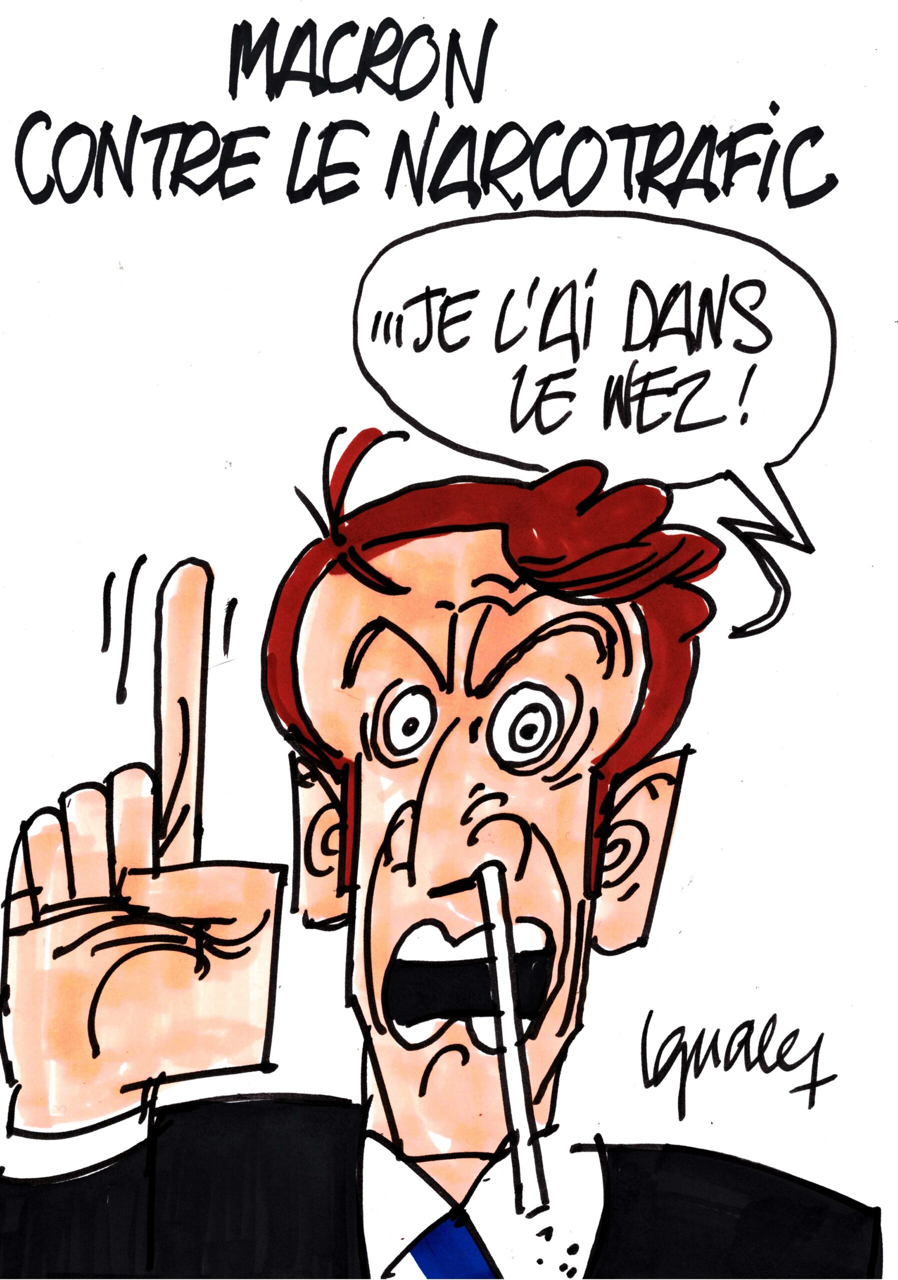 Ignace - Macron contre le narcotrafic