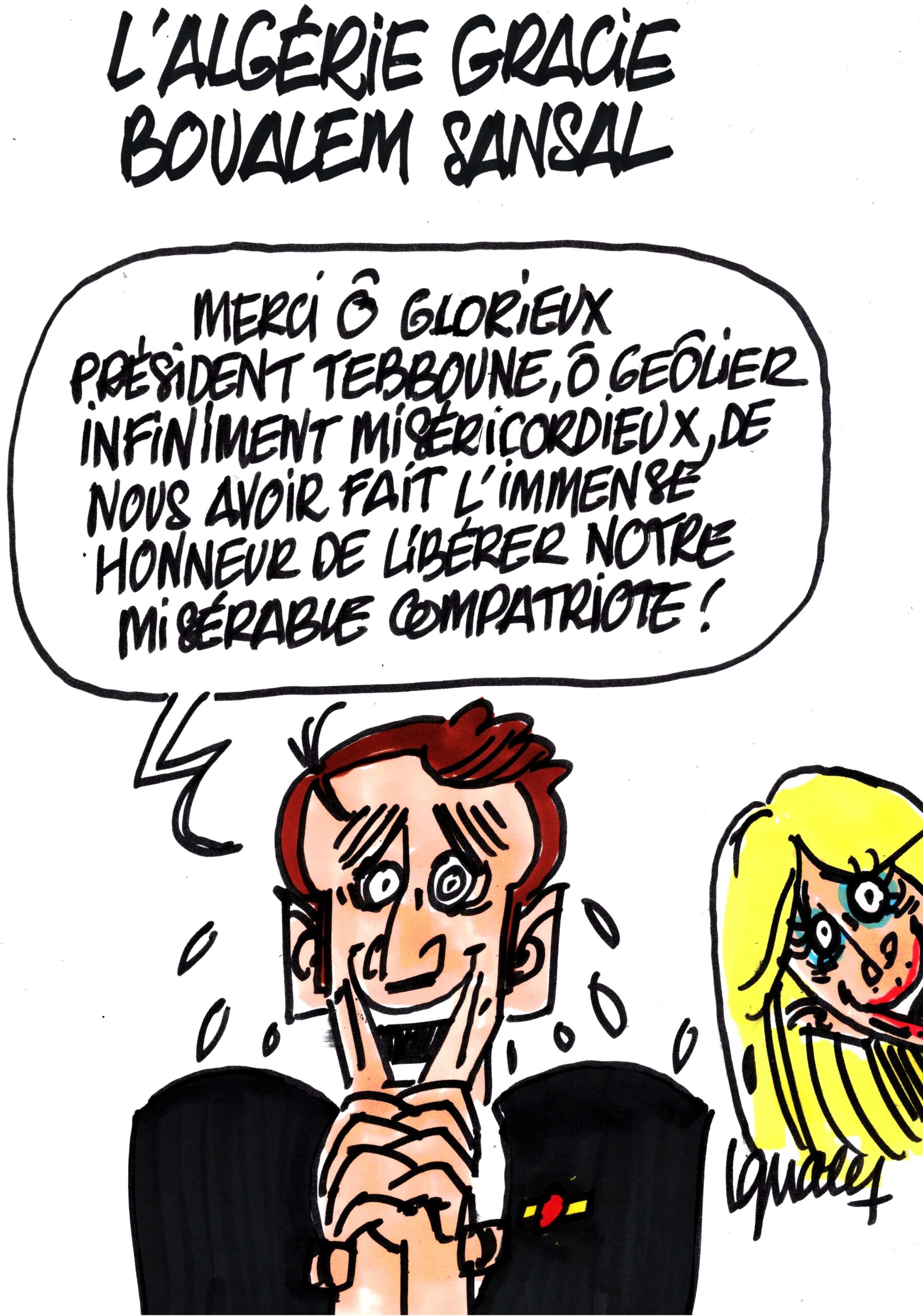 Ignace - L'Algérie gracie Boualem Sansal