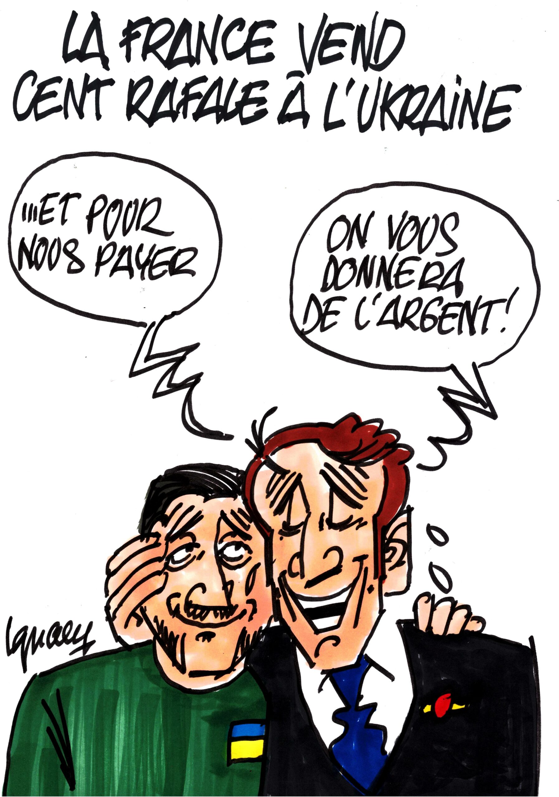 Ignace - La France vend cent Rafale à l'Ukraine