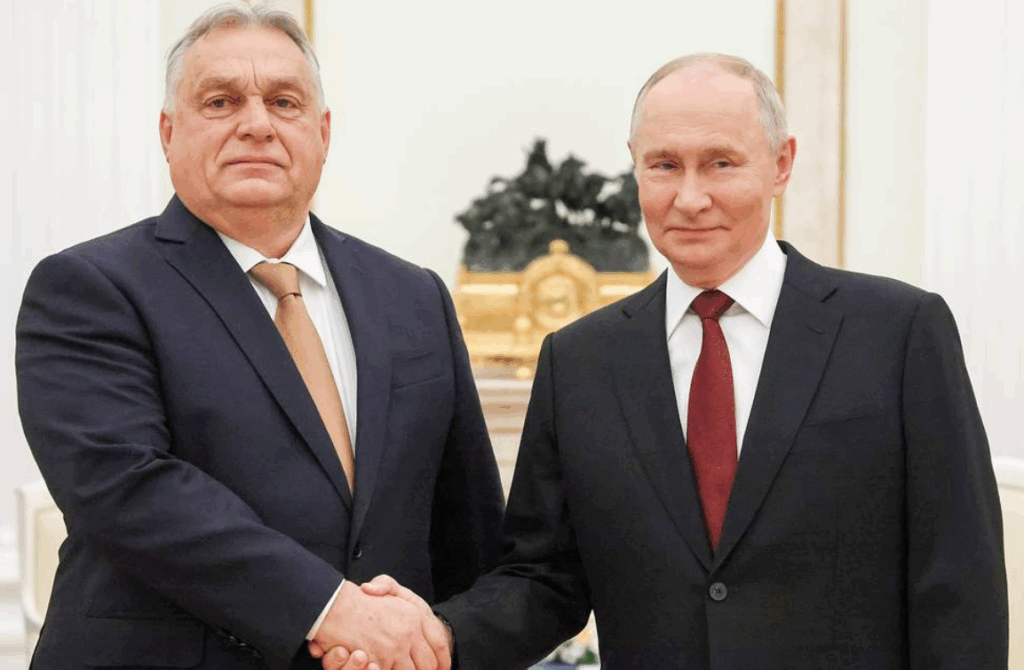 Rencontre entre Orban et Poutine