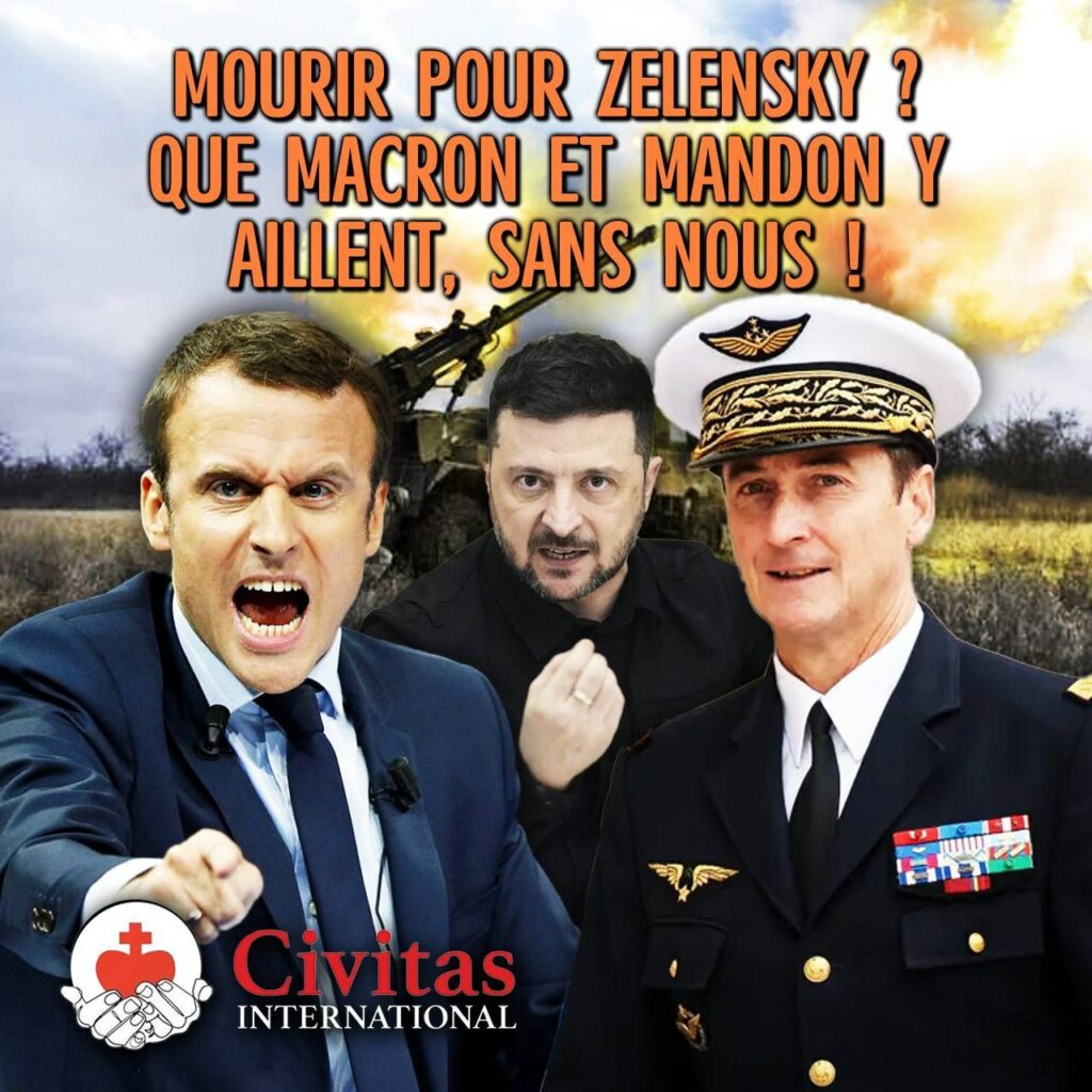 Que Macron parte faire la guerre, sans nous ! - Alain Escada sur GPTV