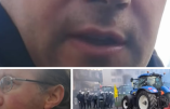 A la rencontre des agriculteurs en colère, avec Alain Escada devant le Parlement européen