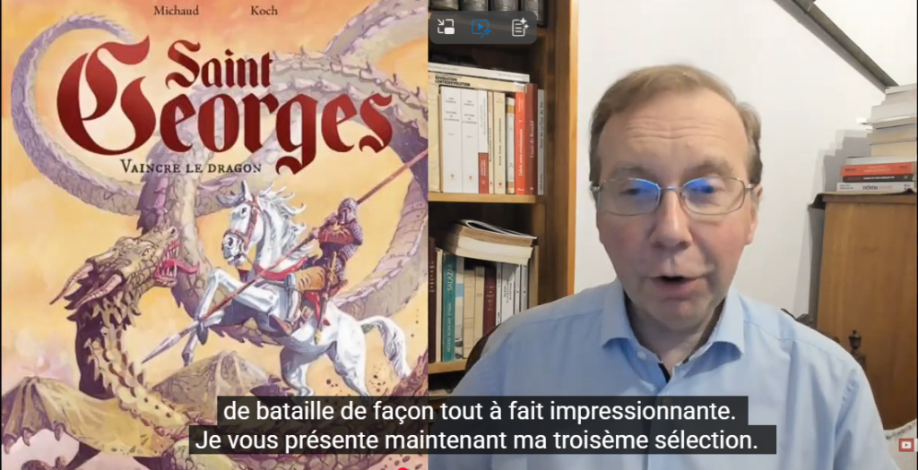BD Saint Georges - Vaincre le Dragon, Jean-Marie Michaud, Louis-Bernard Koch, éditions du Triomphe
