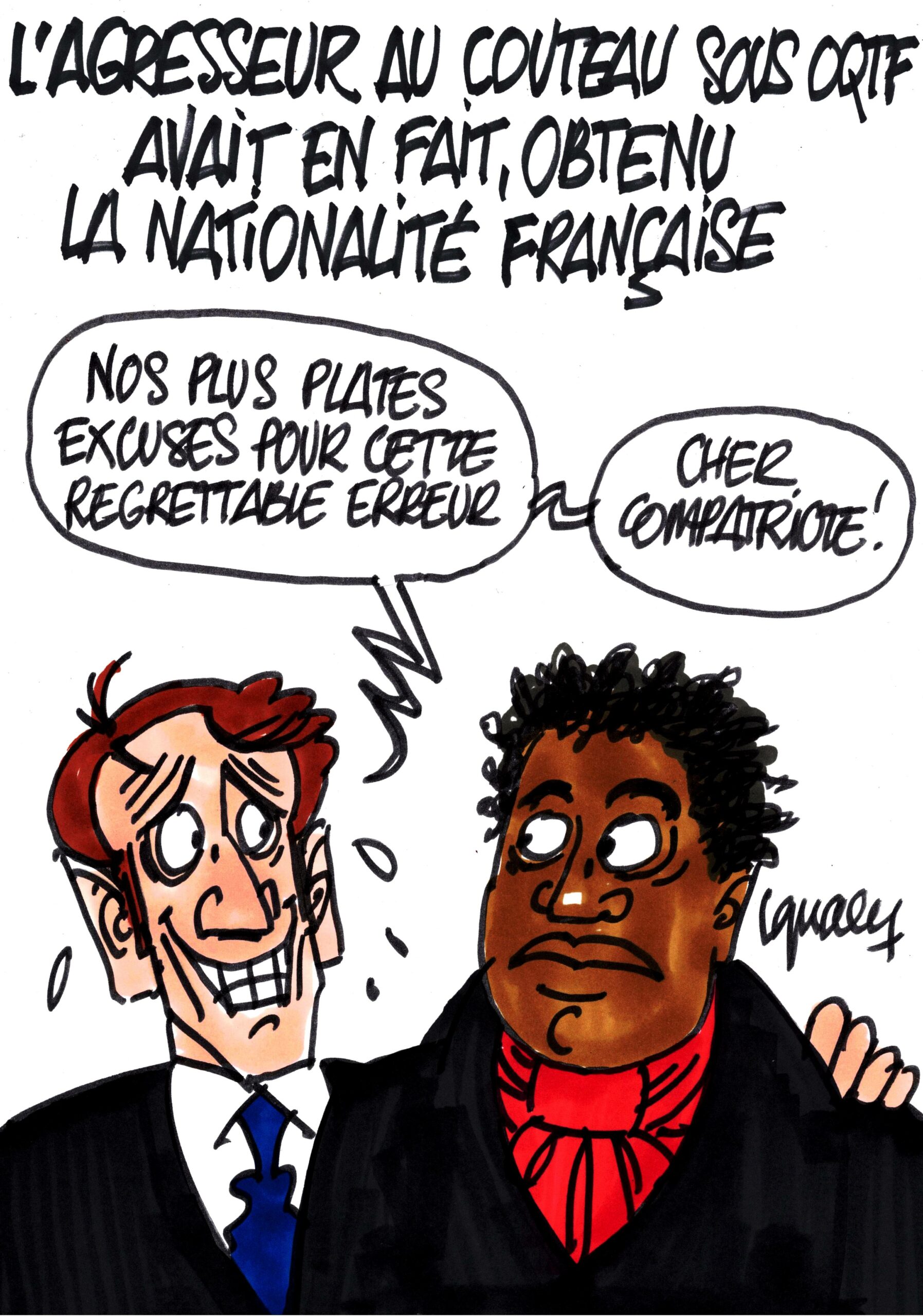 Ignace - L'"OQTF" qui avait poignardé trois femmes avait reçu la nationalité française