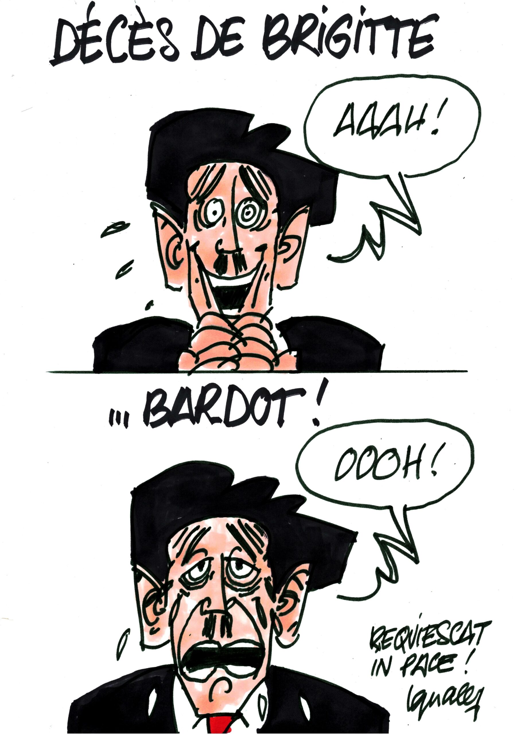 Ignace - Décès de Brigitte...