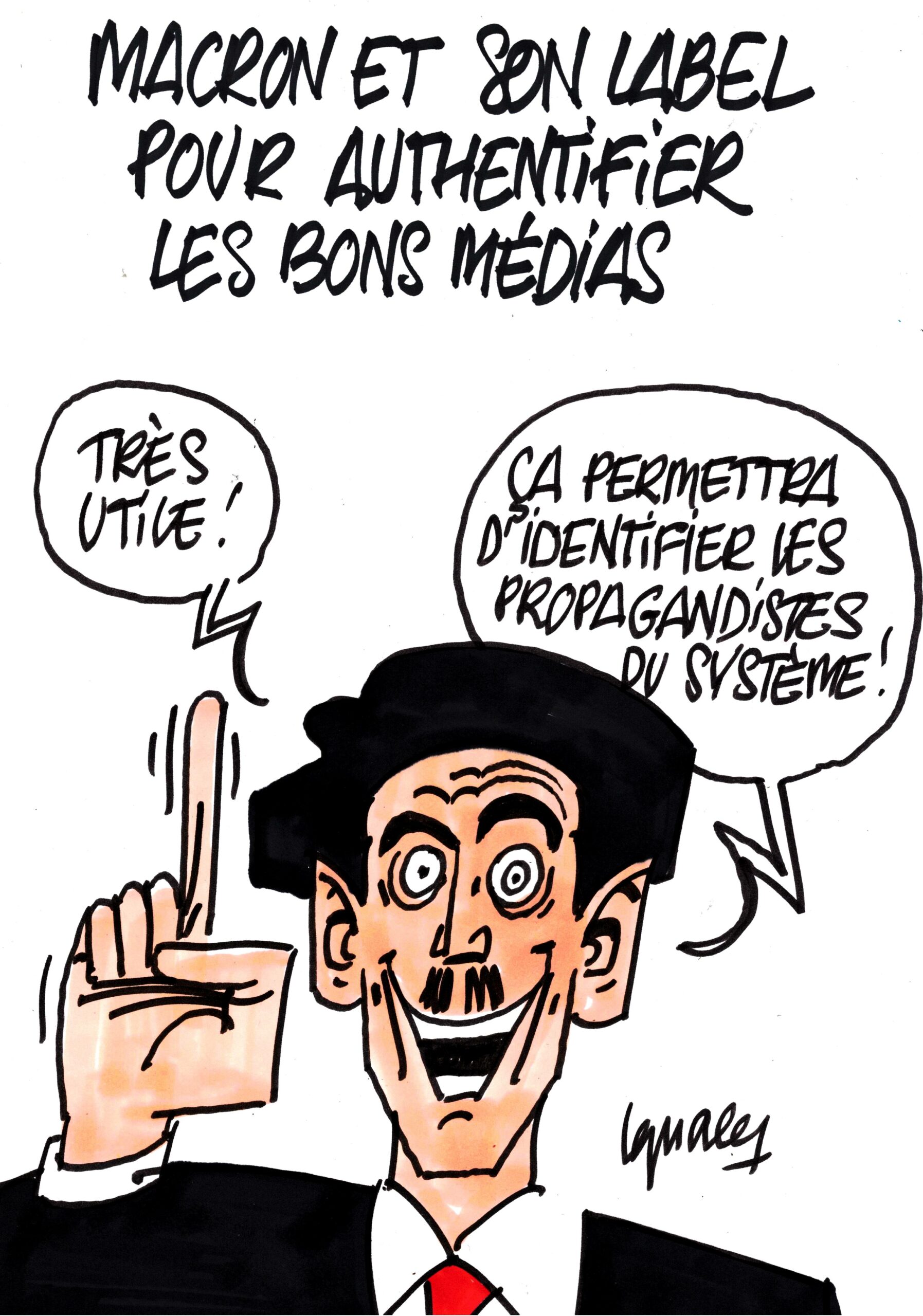 Ignace - Macron veut contrôler l'info