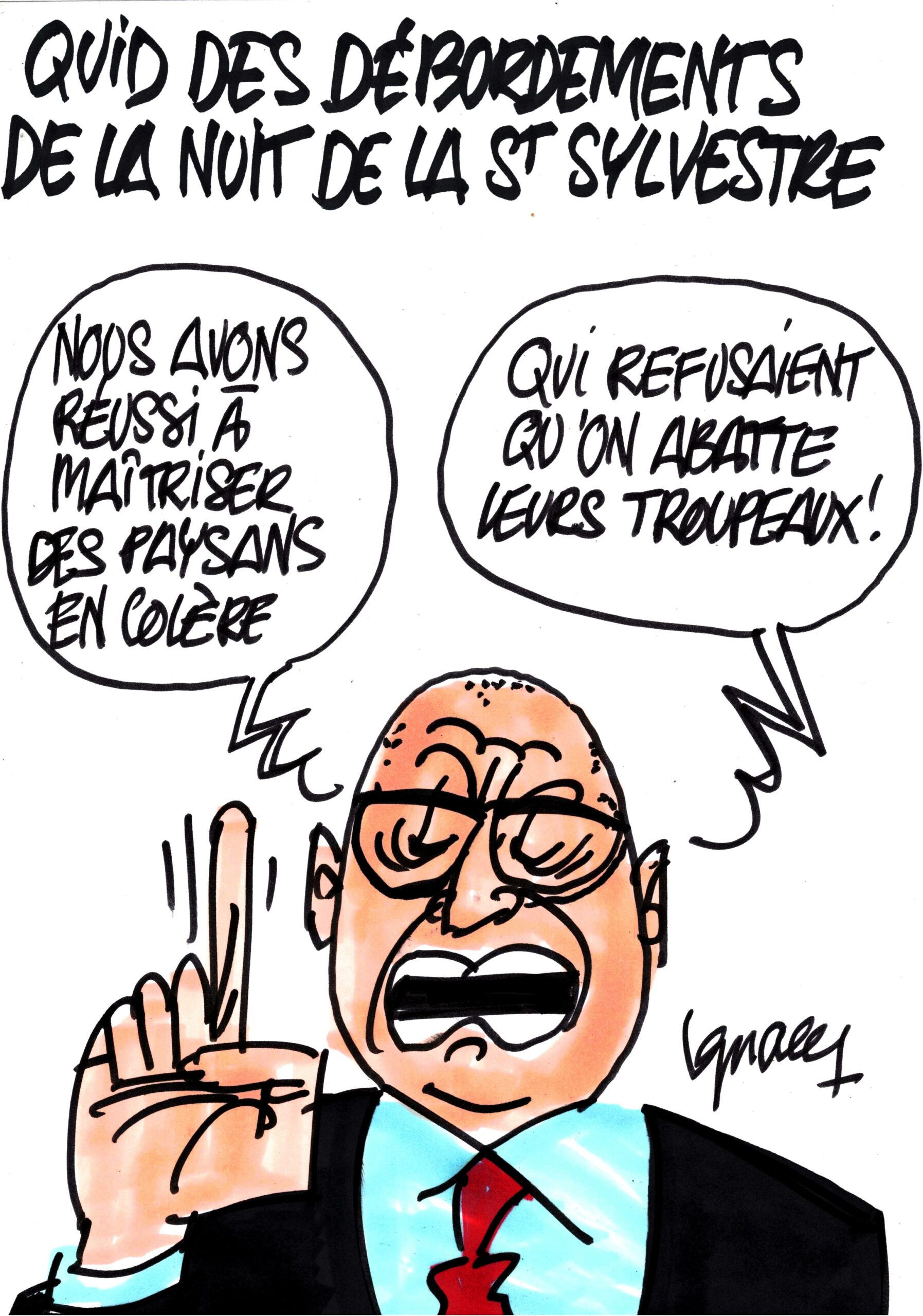 Ignace - Quid des débordements de la nuit de la saint Sylvestre ?