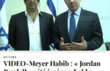 Jordan Bardella adoubé par Meyer Habib et la Ligue de Défense Juive