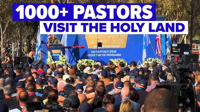 Plus de 1 000 pasteurs et personnalités influentes évangélistes américains se sont rendus en Israël à la mi-décembre 2025