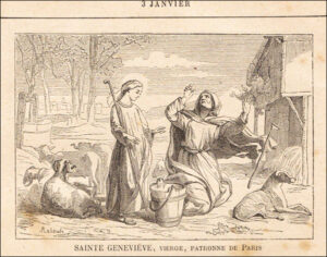 Sainte Geneviève, Vierge, trois janvier