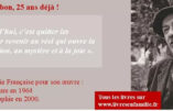 Gustave Thibon, 2001-2026, toujours d’actualité après 25 ans…
