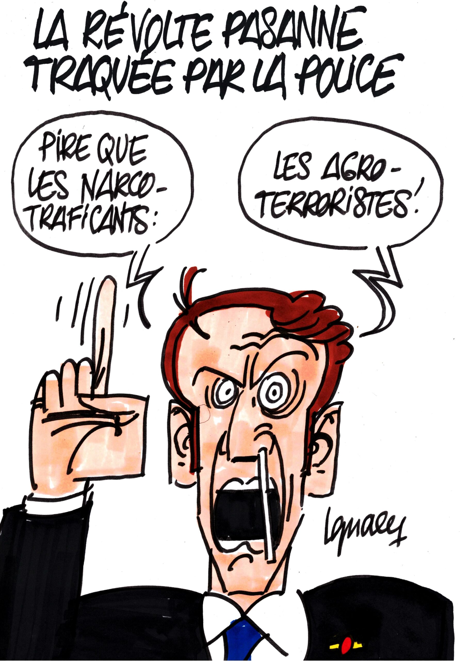 Ignace - La police traque la colère paysanne