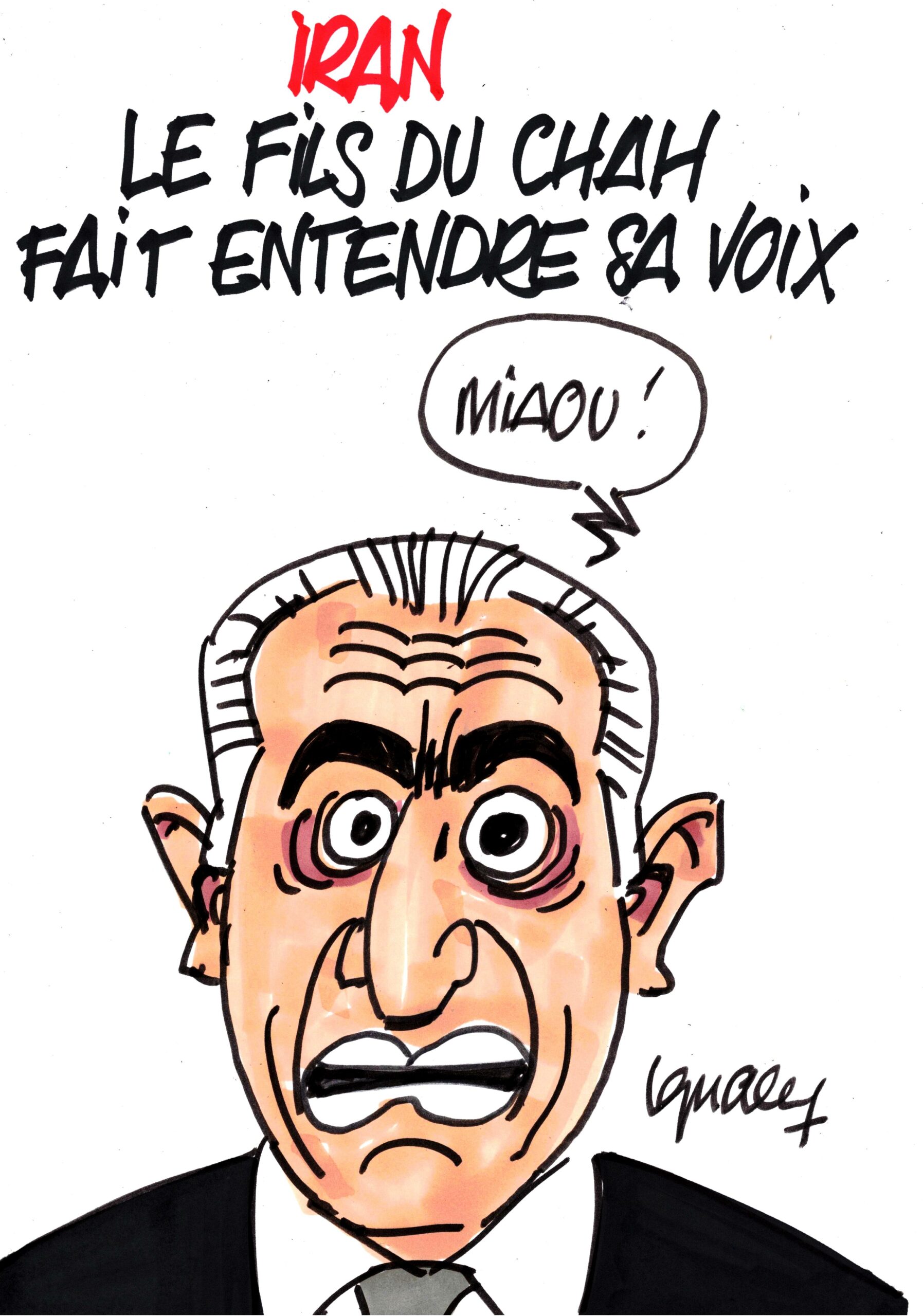 Ignace - Le fils du Chah fait entendre sa voix