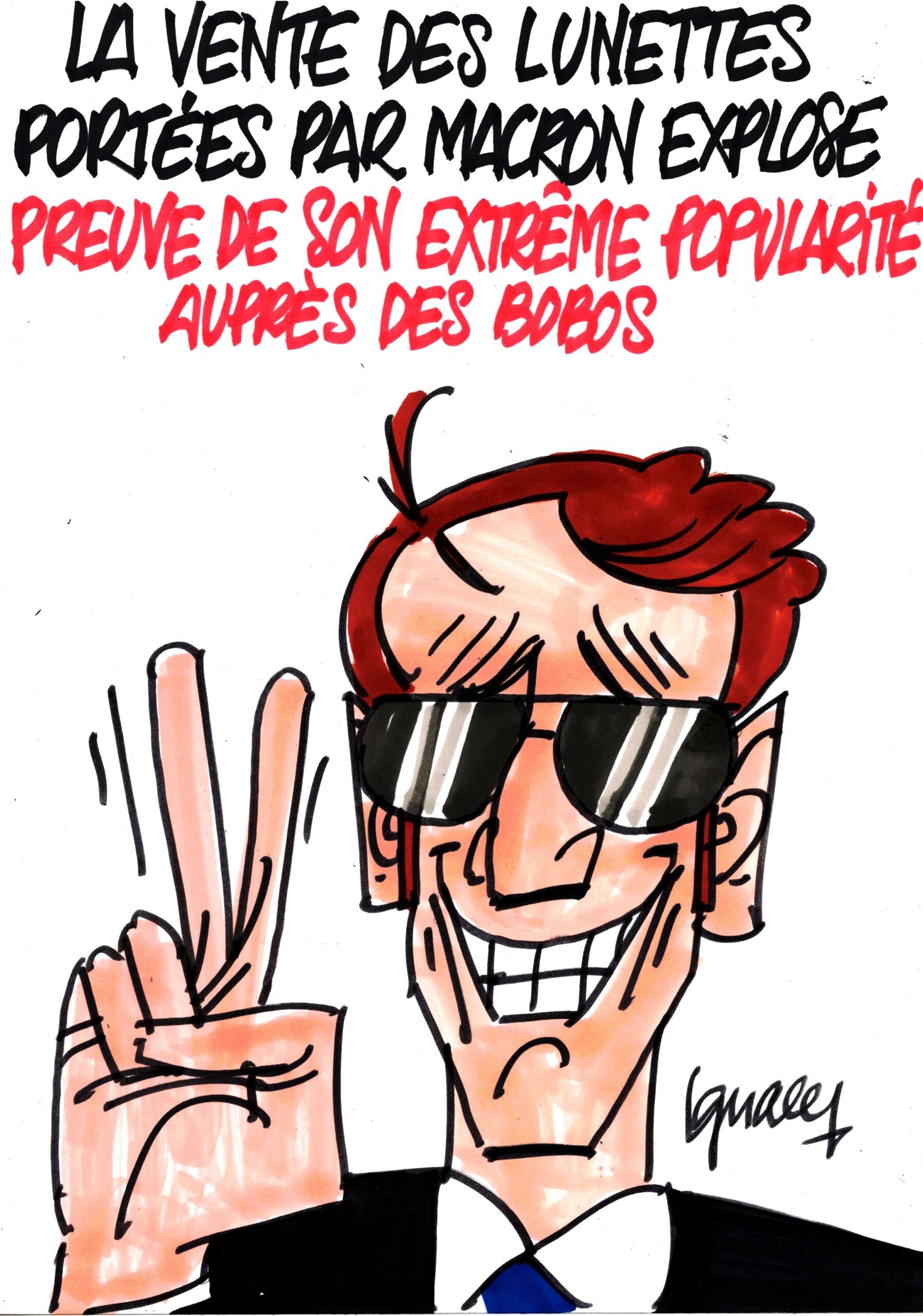 Ignace - La vente de lunettes portées par Macron explose