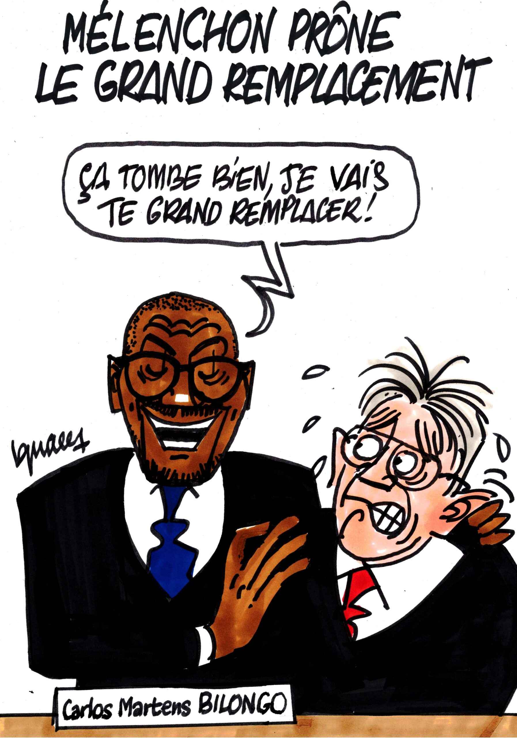 Ignace - Mélenchon prône le grand remplacement