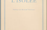 Note de lecture sur « L’Isolée », de René Bazin.