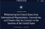 La Maison Blanche rompt avec la bureaucratie de l’ONU et met fin au financement du programme climatique idéologique