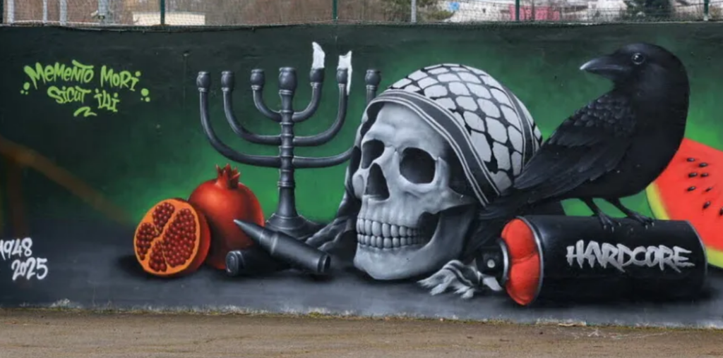 La fresque à Besançon qui dérange le CRIF