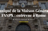 Communiqué du 12 février 2026 de la Maison Générale de la FSSPX suite à l’entrevue à Rome entre le cardinal Fernandez et M. l’abbé Davide Pagliarani.