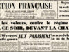 Image : Journal Action Française du 6 février 1934