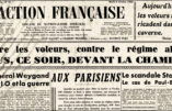 Image : Journal Action Française du 6 février 1934