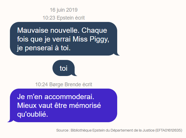 Epstein, Børge Brende