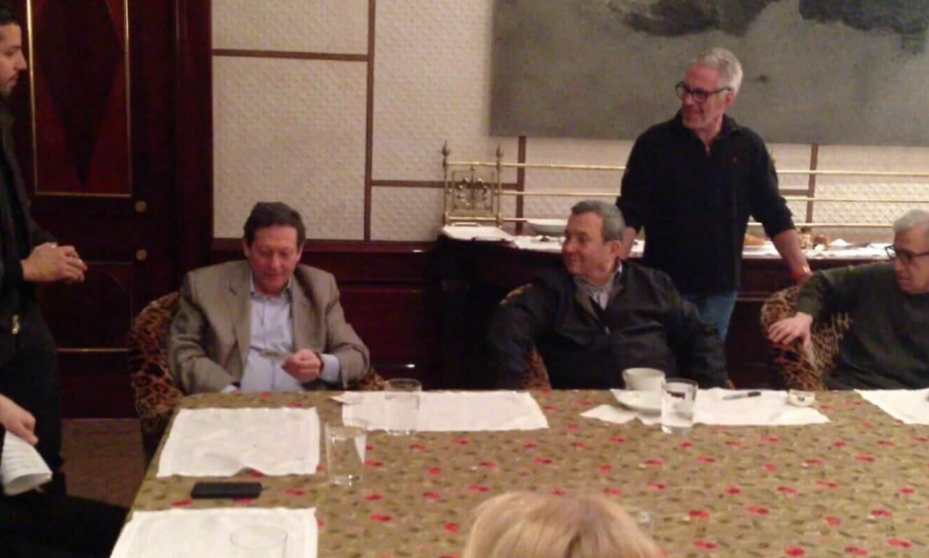 Epstein, Ehud Barak et Woody Allen