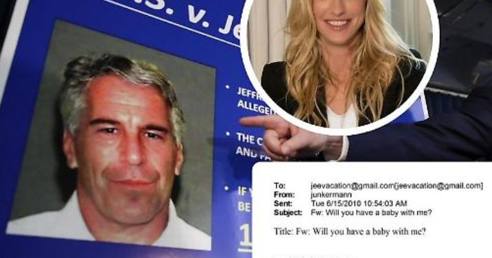 Epstein et la femme d'affaires Junkermann qu'il a fait entrer chez les Young Global Leaders