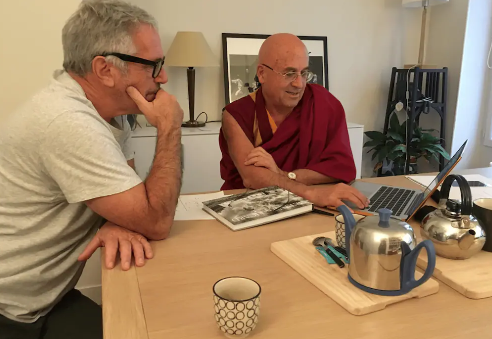 Epstein, le moine bouddhiste Matthieu Ricard et le dalaï-lama
