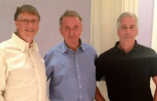 Terje Rod-Larsen entre Bill Gates et Jeffrey Epstein