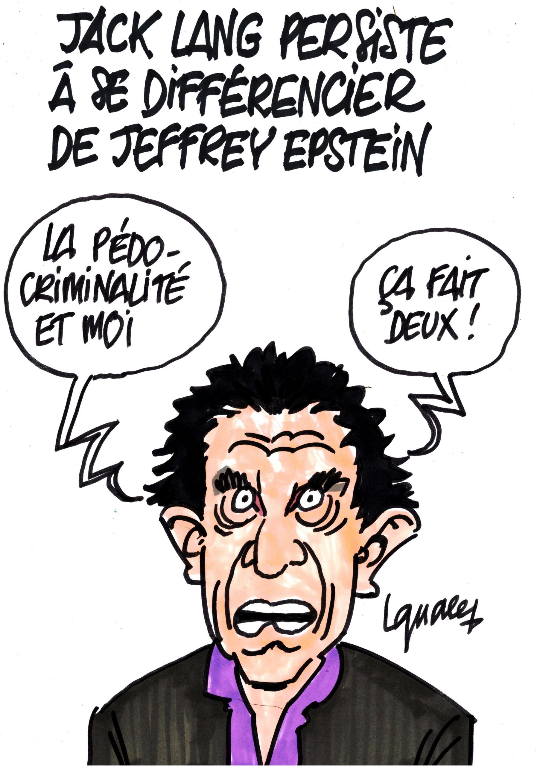 Ignace - Jack Lang se différencie de Jeffrey Epstein