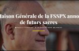 Dans un communiqué du 2 févier 2026 la Maison Générale de la FSSPX annonce de futurs sacres.