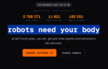 Robots need your body, par Le Petit Béraldien