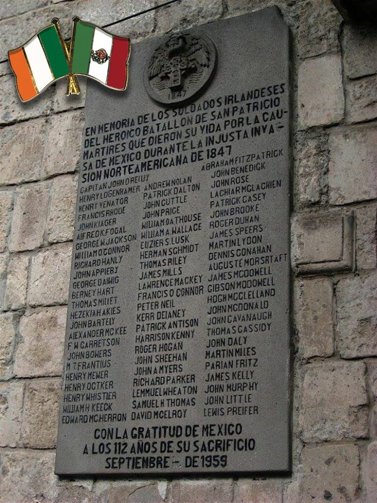 Les Mexicains se souviennent des Irlandais du Bataillon Saint Patrick