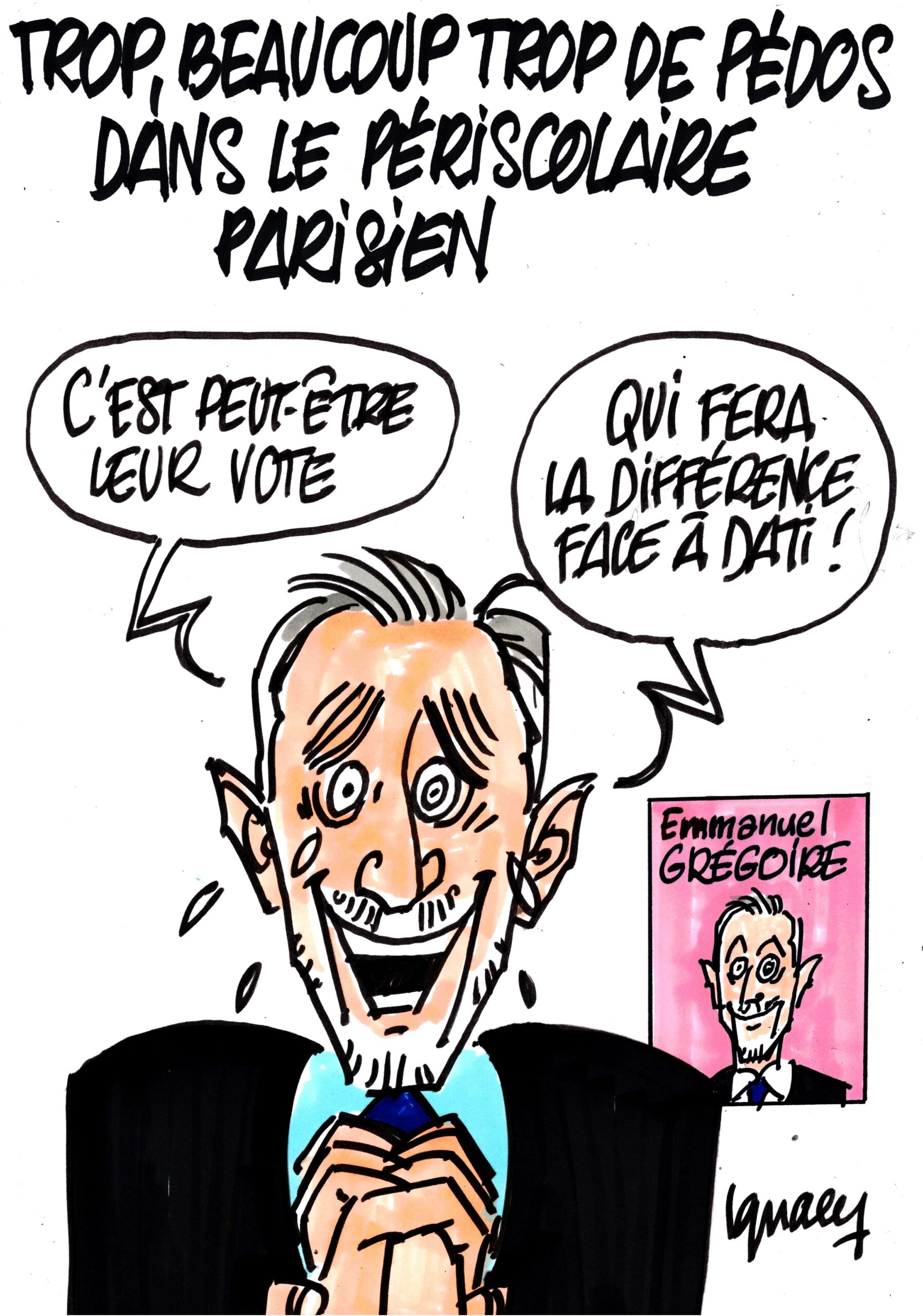 Ignace - Emmanuel Grégoire au coude-à-coude avec Rachida Dati