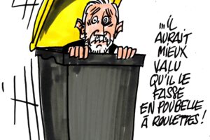 Ignace - Emmanuel Grégoire à bicyclette