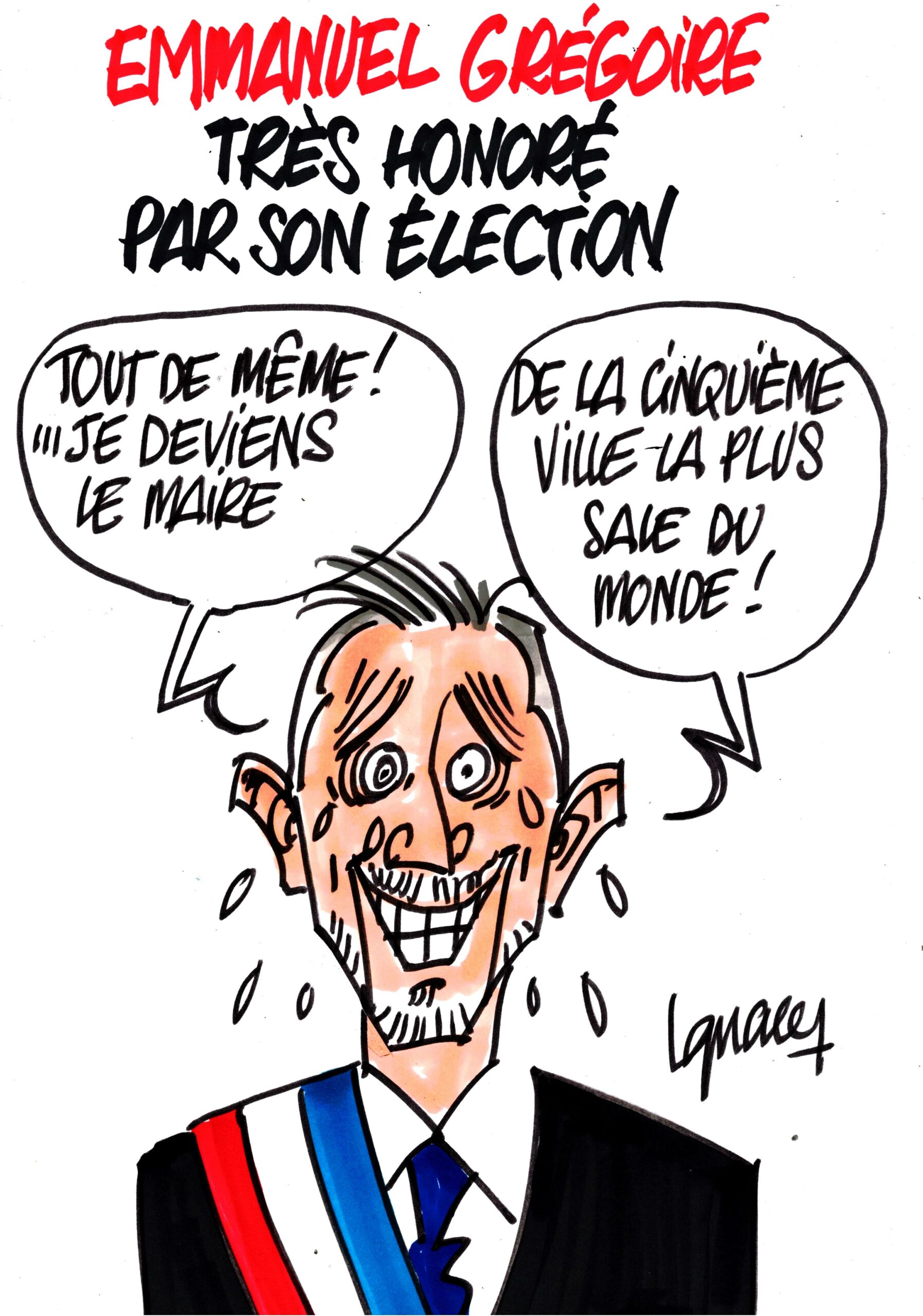 Ignace - Emmanuel Grégoire très honoré par son élection