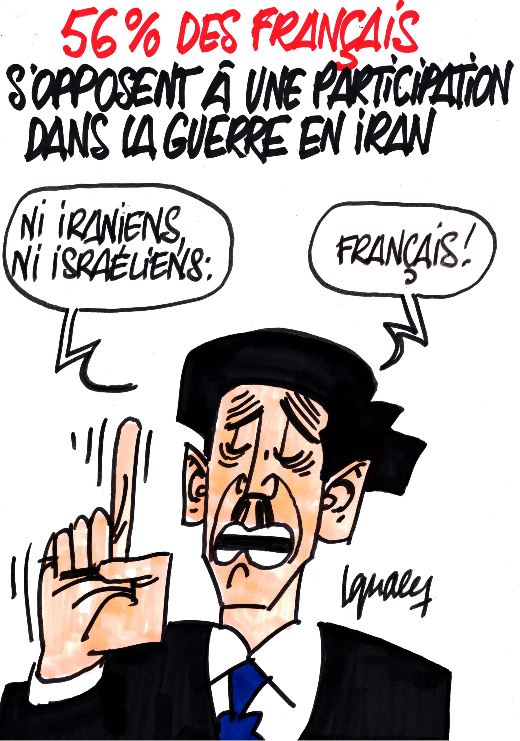 Ignace - 56% des Français contre notre participation dans la guerre en Iran